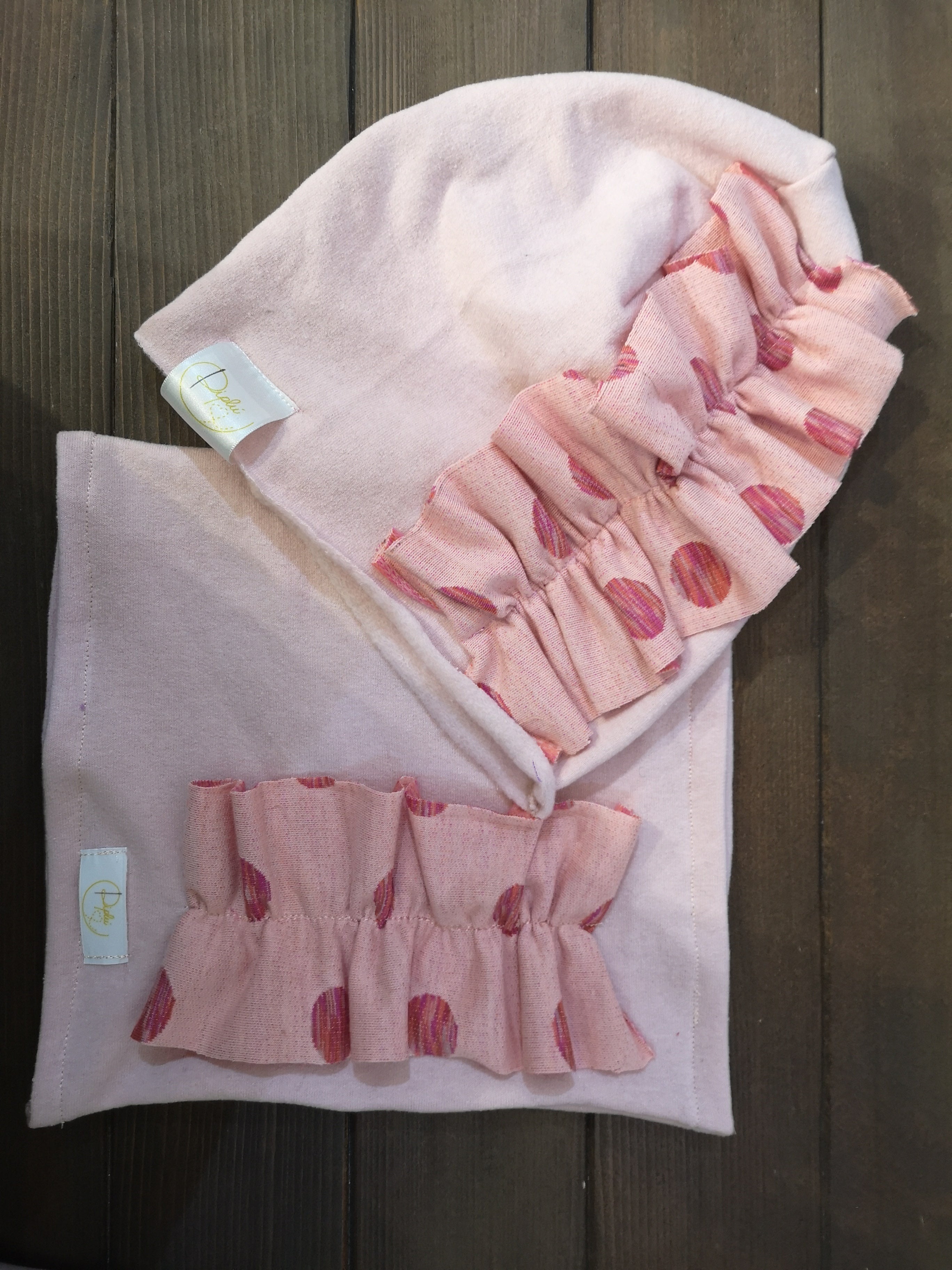 Cappellino e snood bimba