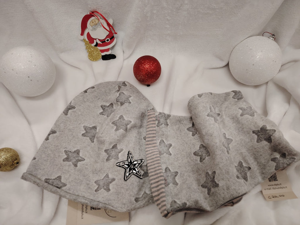 Cappellino e snood "stellina"